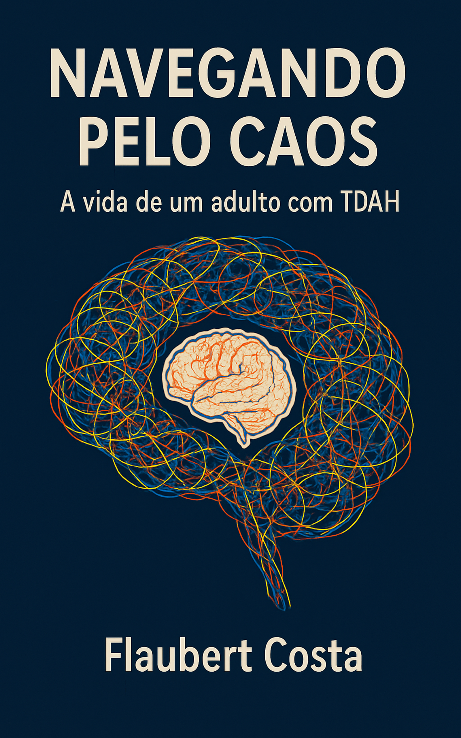 Capa do livro Navegando pelo Caos